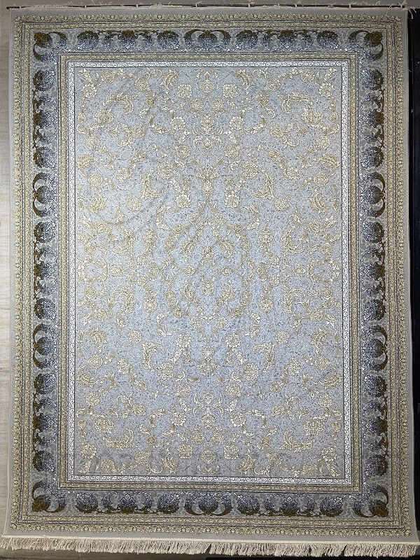  فرش نگین مشهد 1200 شانه تراکم 3600 کد 1223 برجسته 